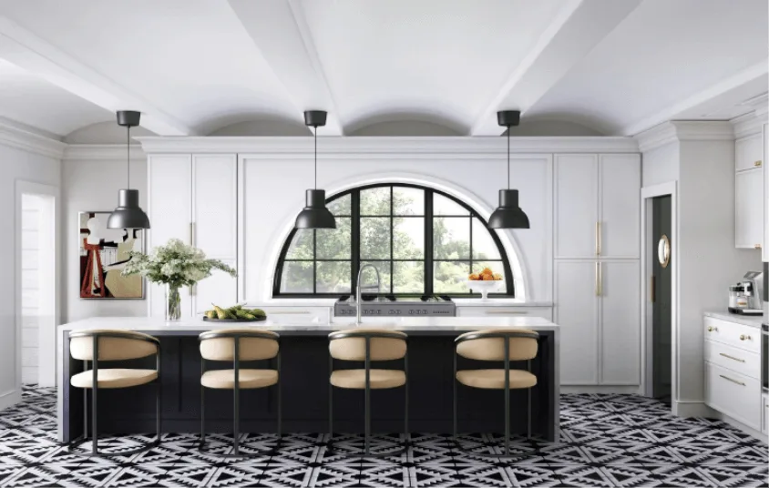 A kitchen in Petit White