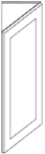 12"W x 30"H Angle Wall Cabinet — manufacturer line drawing