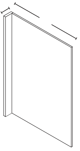 Panel — manufacturer line drawing