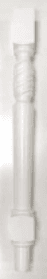 Decorative Leg — manufacturer line drawing