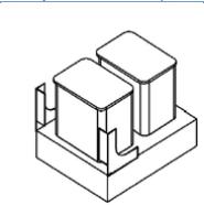 21" Trash Can Pull Out — manufacturer line drawing