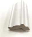 2-1/4" Tall Light Rail Molding — manufacturer line drawing