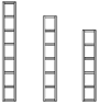 6"W x 30"H Wall Cube — manufacturer line drawing