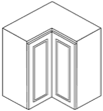 24"W x 30"H Wall Corner Cabinet — manufacturer line drawing