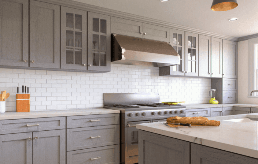 A kitchen in Nova Light Grey