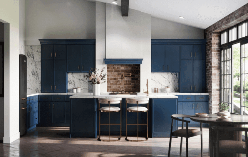 A kitchen in Petit Blue