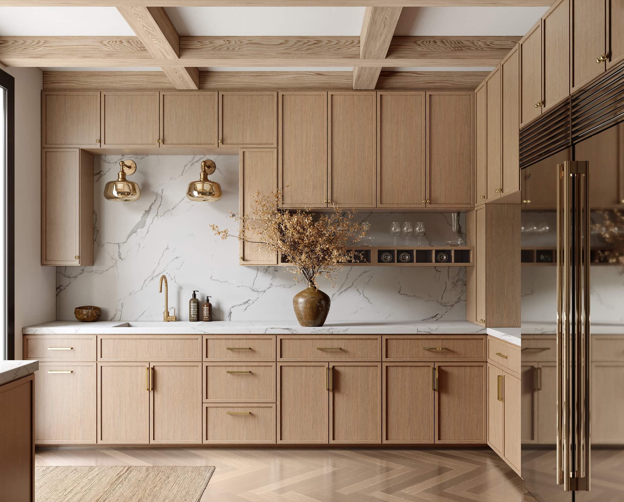 A kitchen in Petit Oak